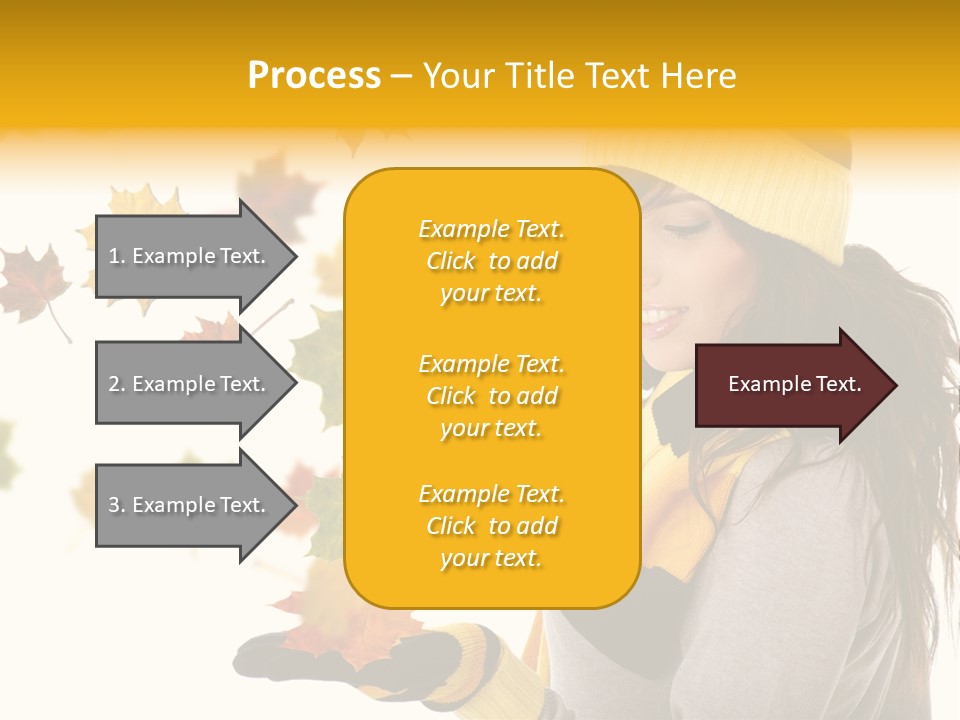 Smile Person Miss PowerPoint Template