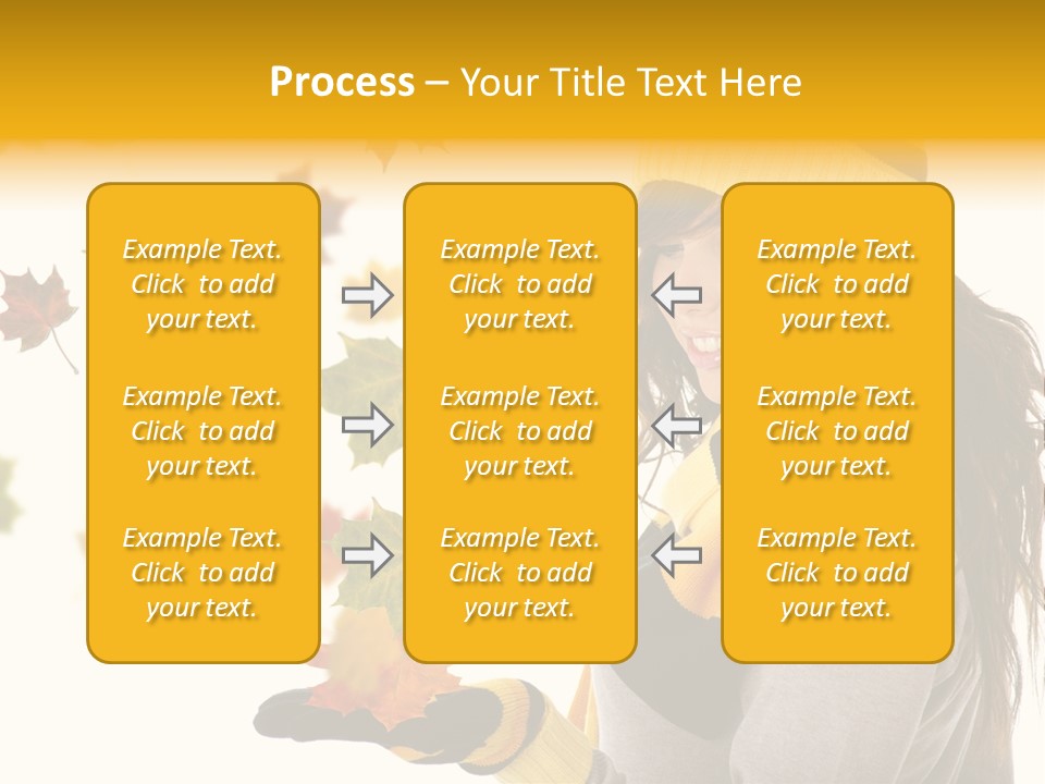 Smile Person Miss PowerPoint Template
