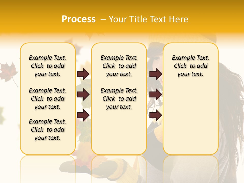 Smile Person Miss PowerPoint Template