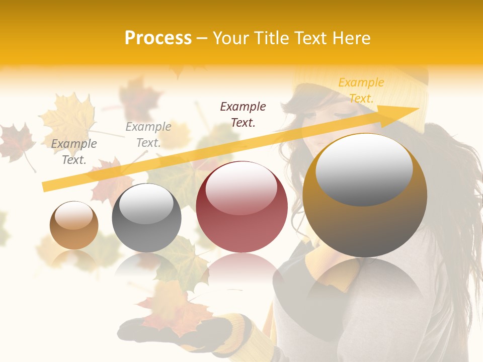 Smile Person Miss PowerPoint Template