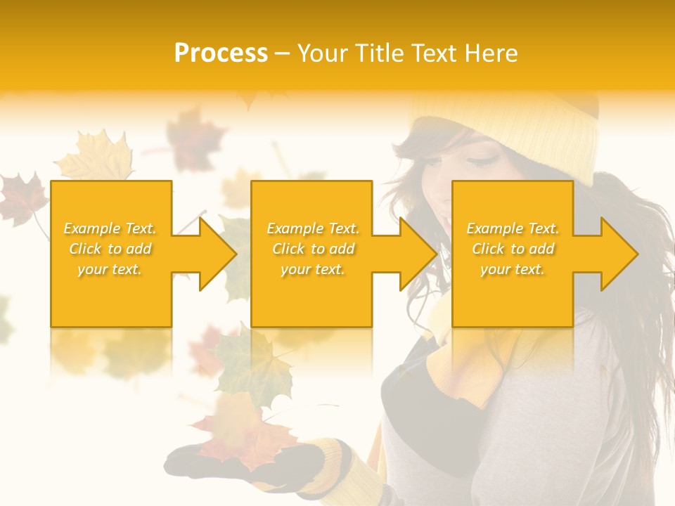 Smile Person Miss PowerPoint Template
