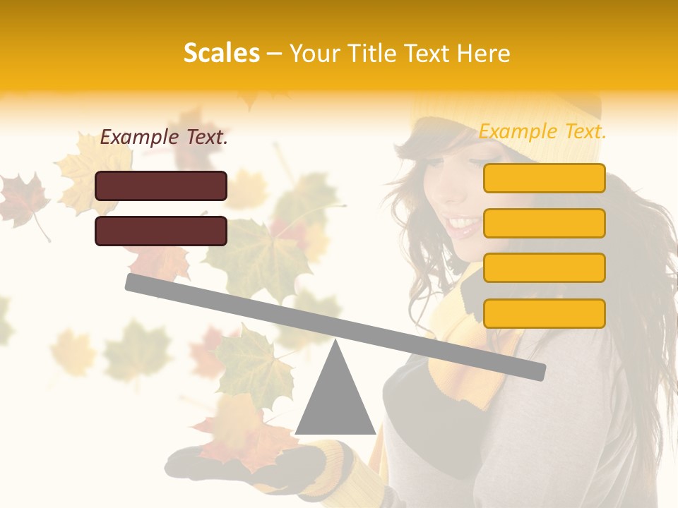 Smile Person Miss PowerPoint Template