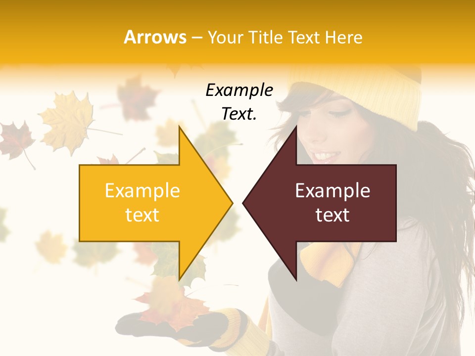 Smile Person Miss PowerPoint Template