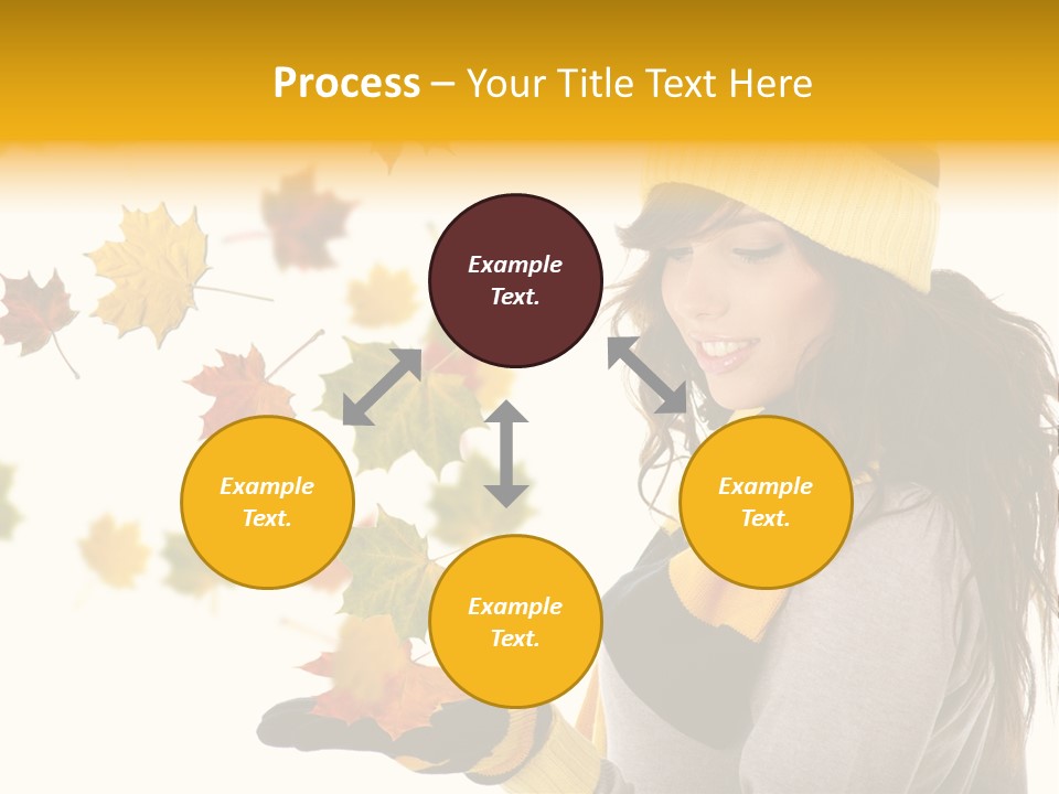Smile Person Miss PowerPoint Template