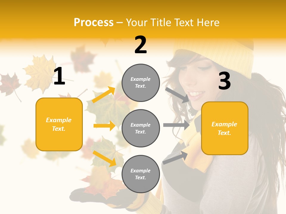 Smile Person Miss PowerPoint Template