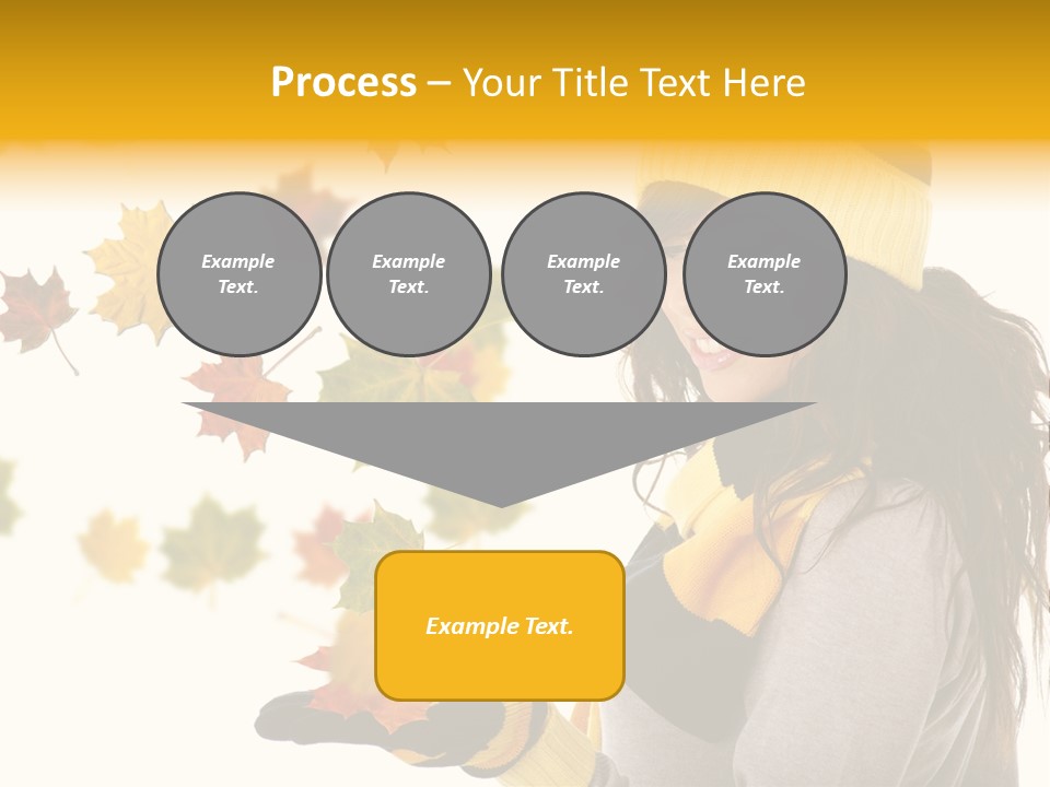 Smile Person Miss PowerPoint Template