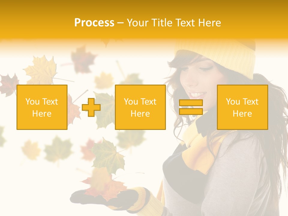 Smile Person Miss PowerPoint Template