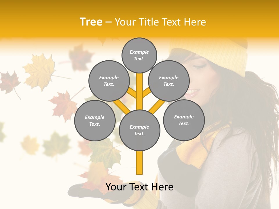 Smile Person Miss PowerPoint Template