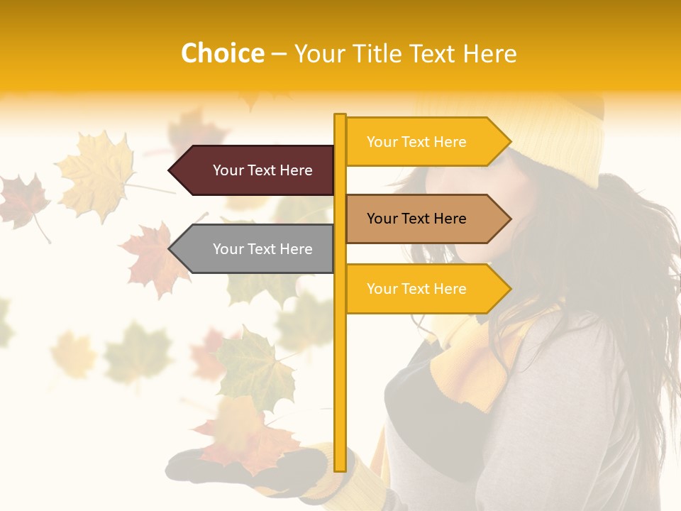 Smile Person Miss PowerPoint Template