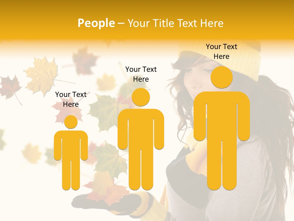 Smile Person Miss PowerPoint Template