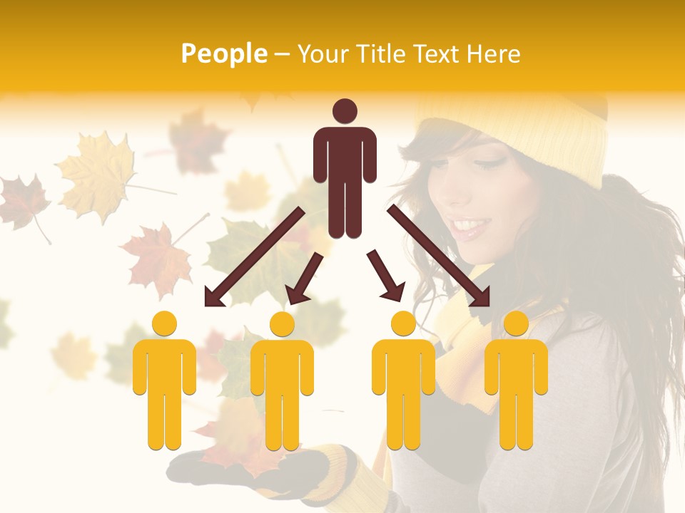 Smile Person Miss PowerPoint Template