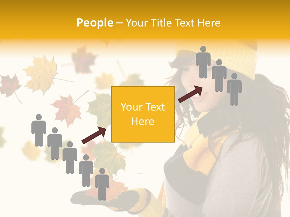 Smile Person Miss PowerPoint Template