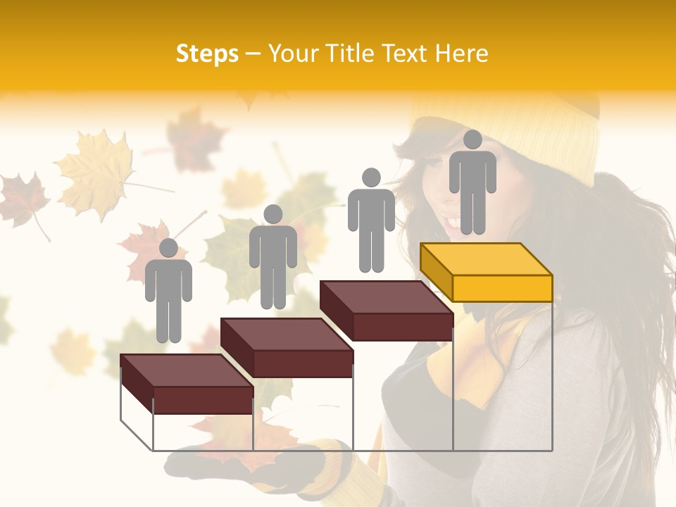 Smile Person Miss PowerPoint Template