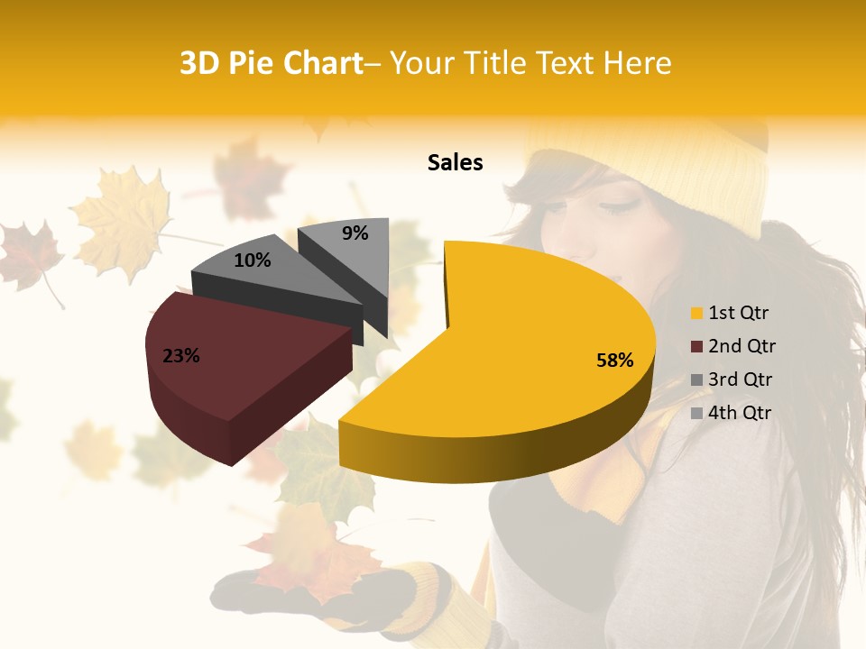 Smile Person Miss PowerPoint Template