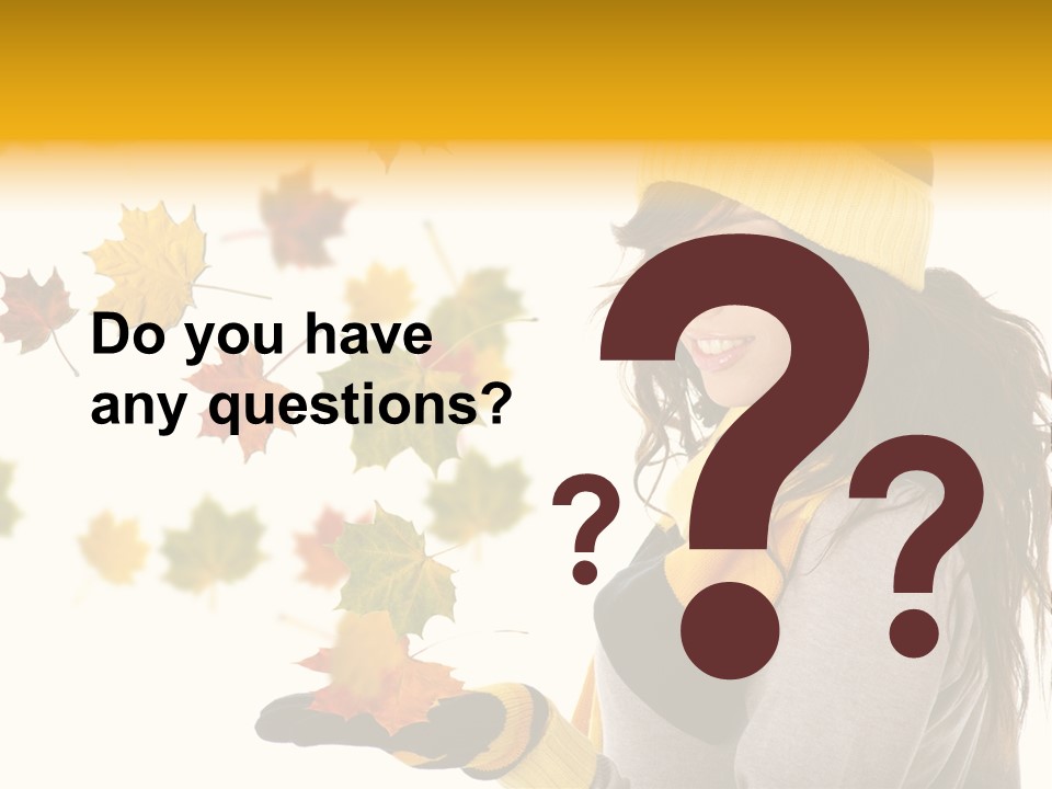 Smile Person Miss PowerPoint Template