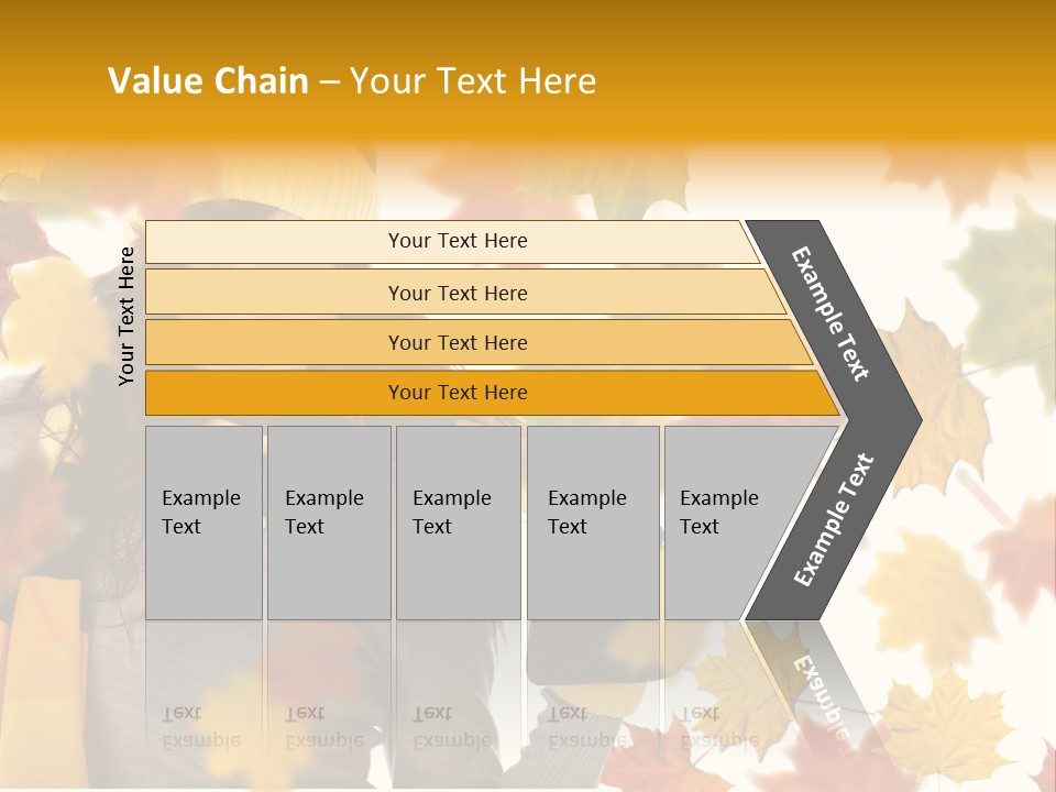 A Woman Wearing A Yellow Hat And Scarf PowerPoint Template