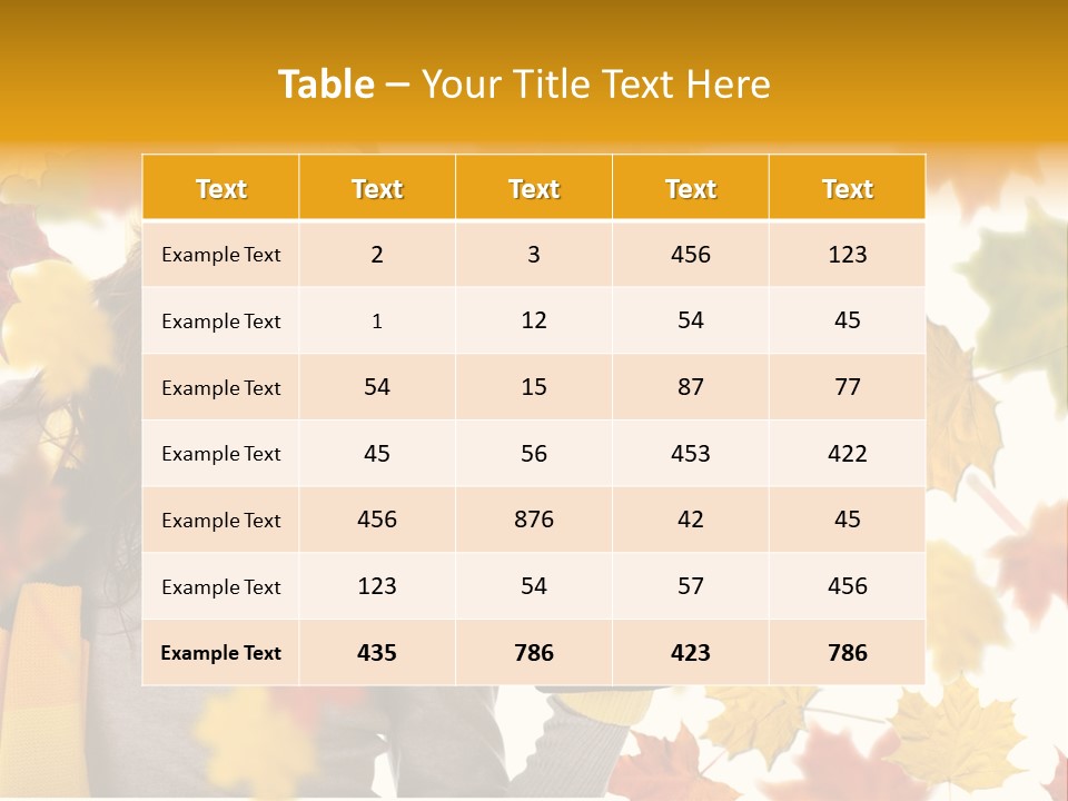 A Woman Wearing A Yellow Hat And Scarf PowerPoint Template