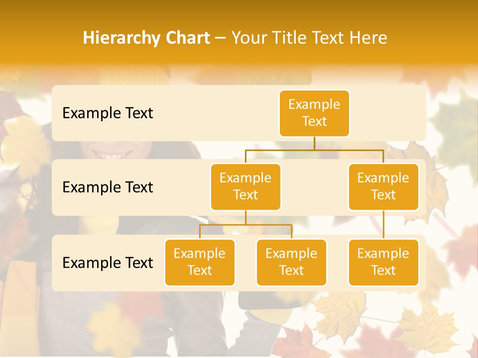 A Woman Wearing A Yellow Hat And Scarf PowerPoint Template