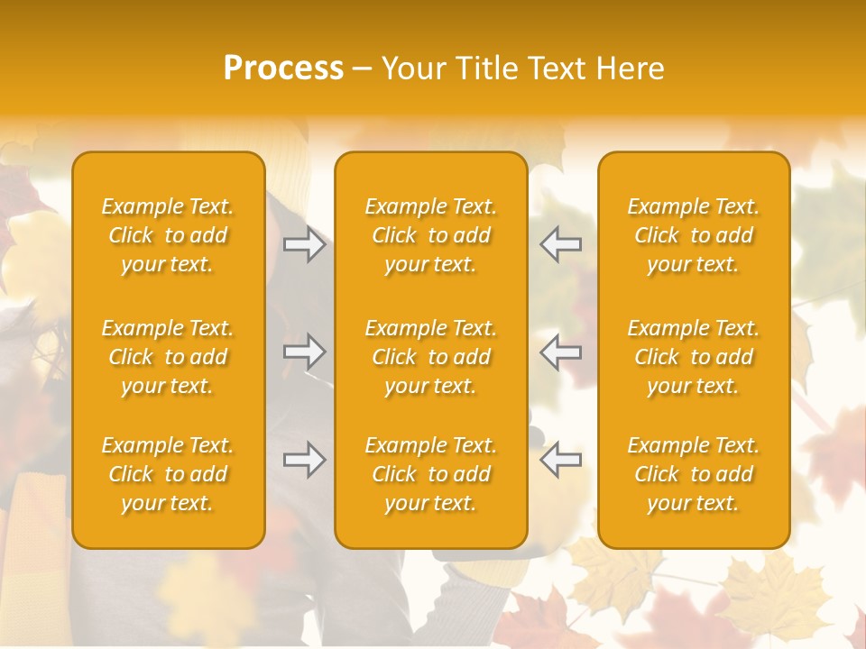 A Woman Wearing A Yellow Hat And Scarf PowerPoint Template