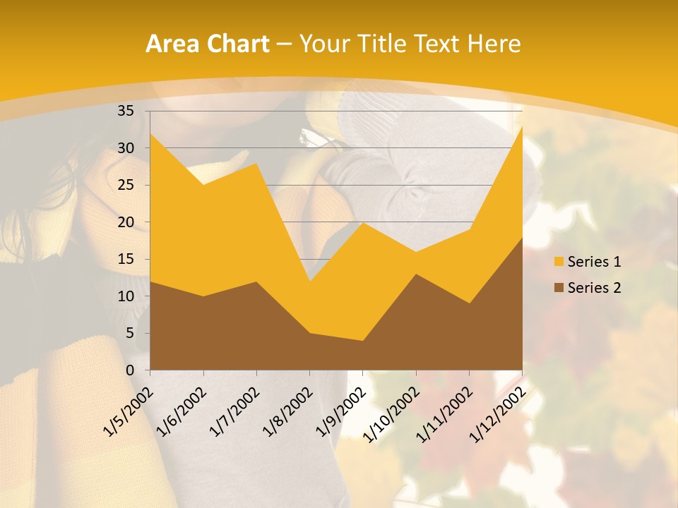 A Woman Wearing A Yellow And Black Scarf PowerPoint Template