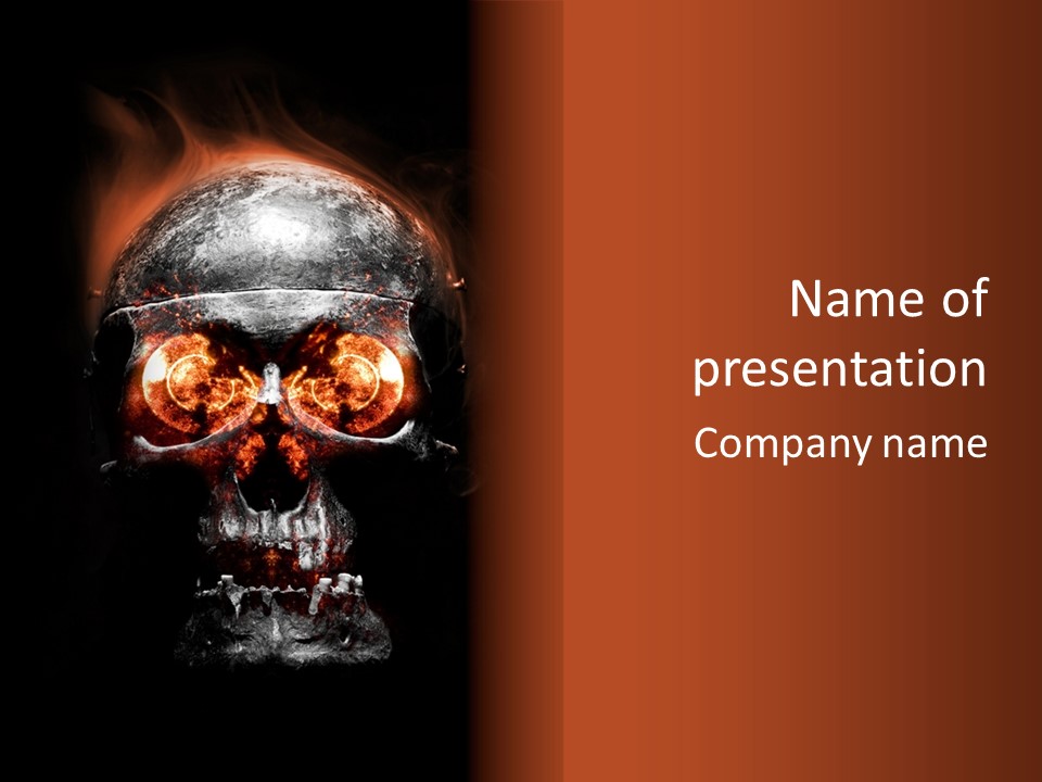 Science Terror Medicine PowerPoint Template