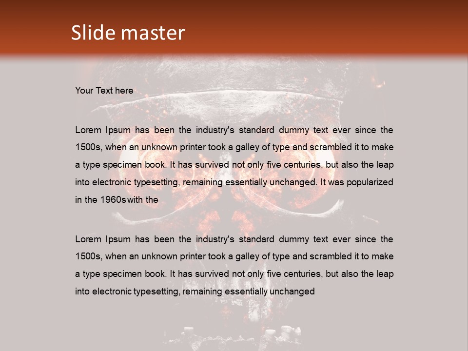 Science Terror Medicine PowerPoint Template