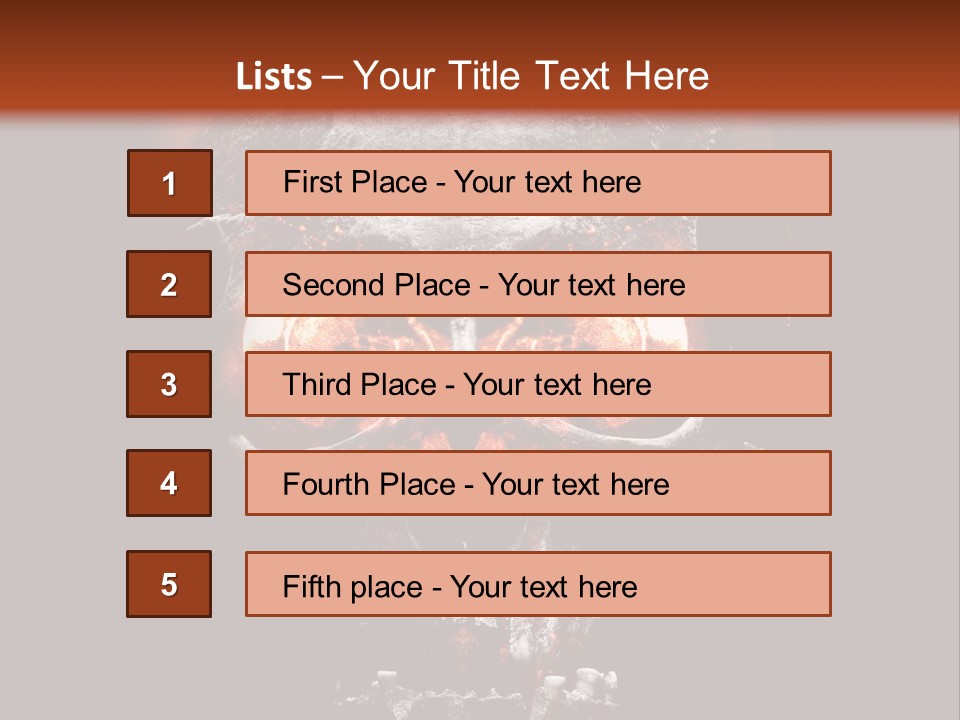 Science Terror Medicine PowerPoint Template