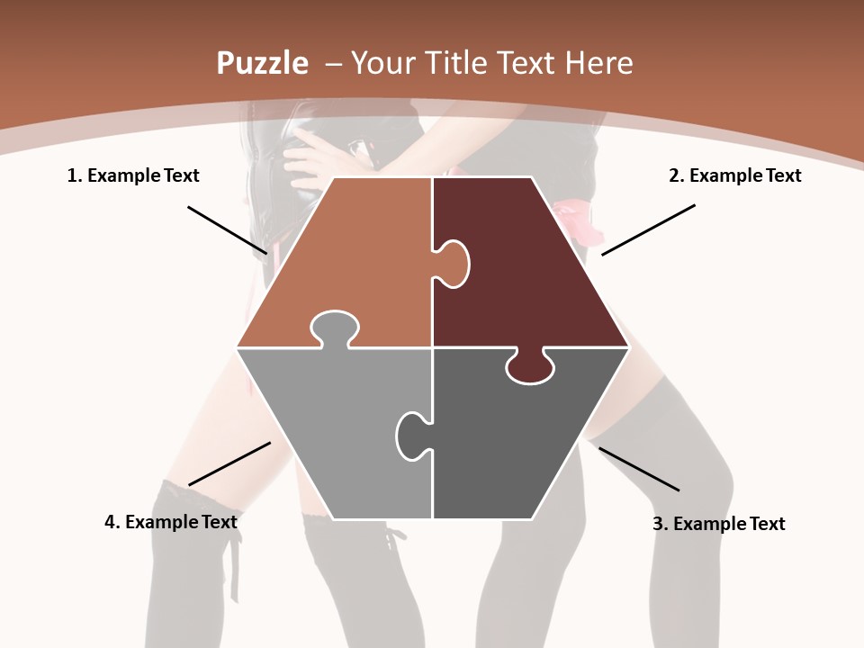 Together Female Beauty PowerPoint Template