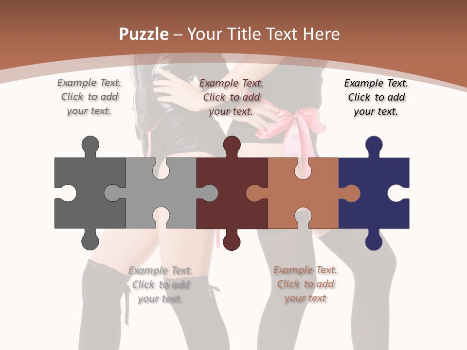 Together Female Beauty PowerPoint Template