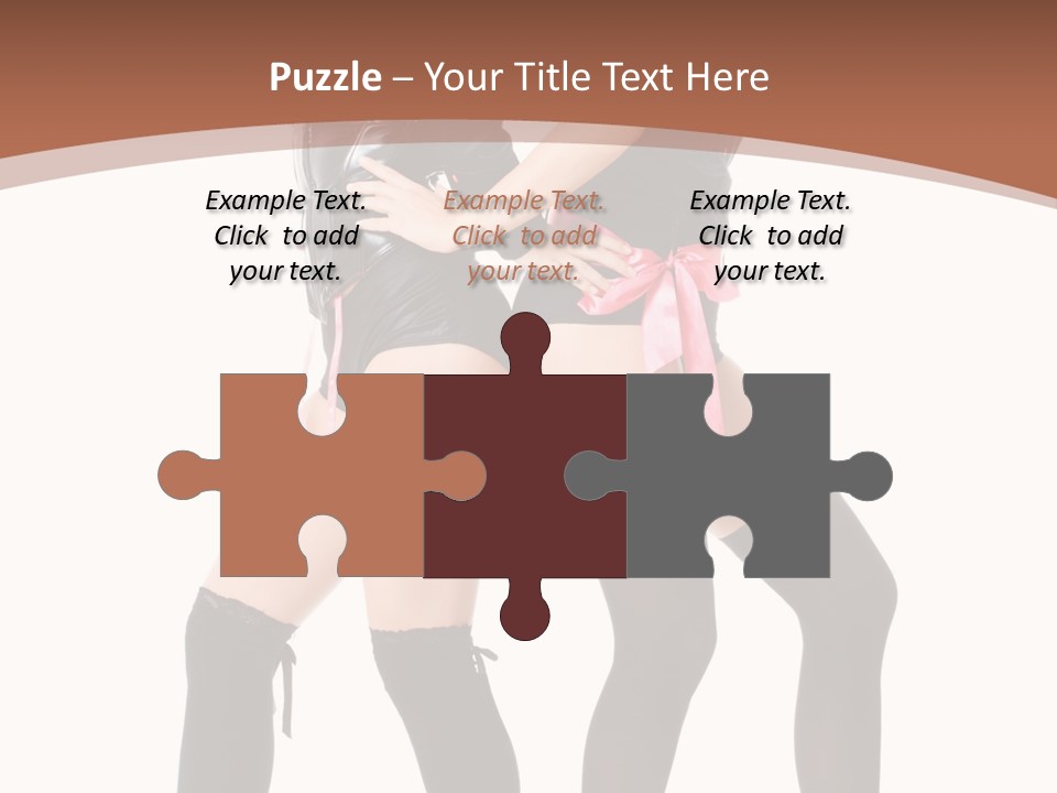 Together Female Beauty PowerPoint Template