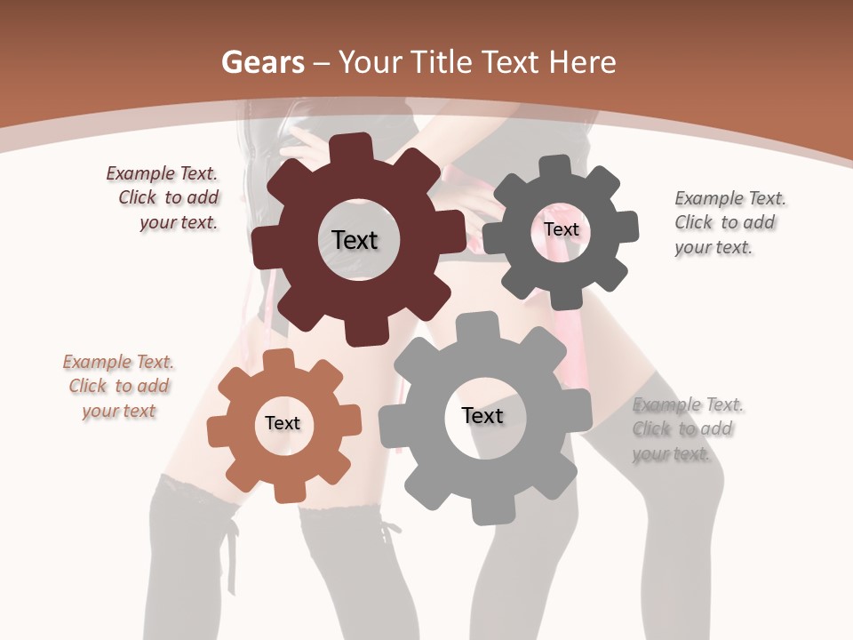 Together Female Beauty PowerPoint Template