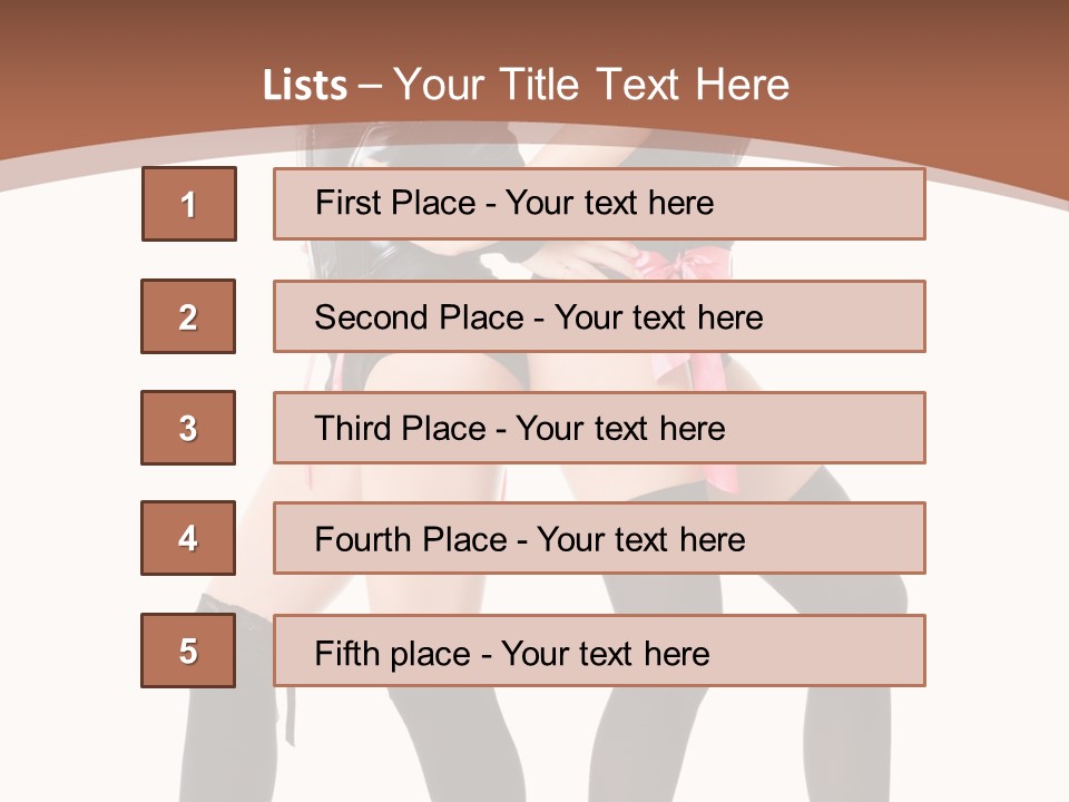 Together Female Beauty PowerPoint Template