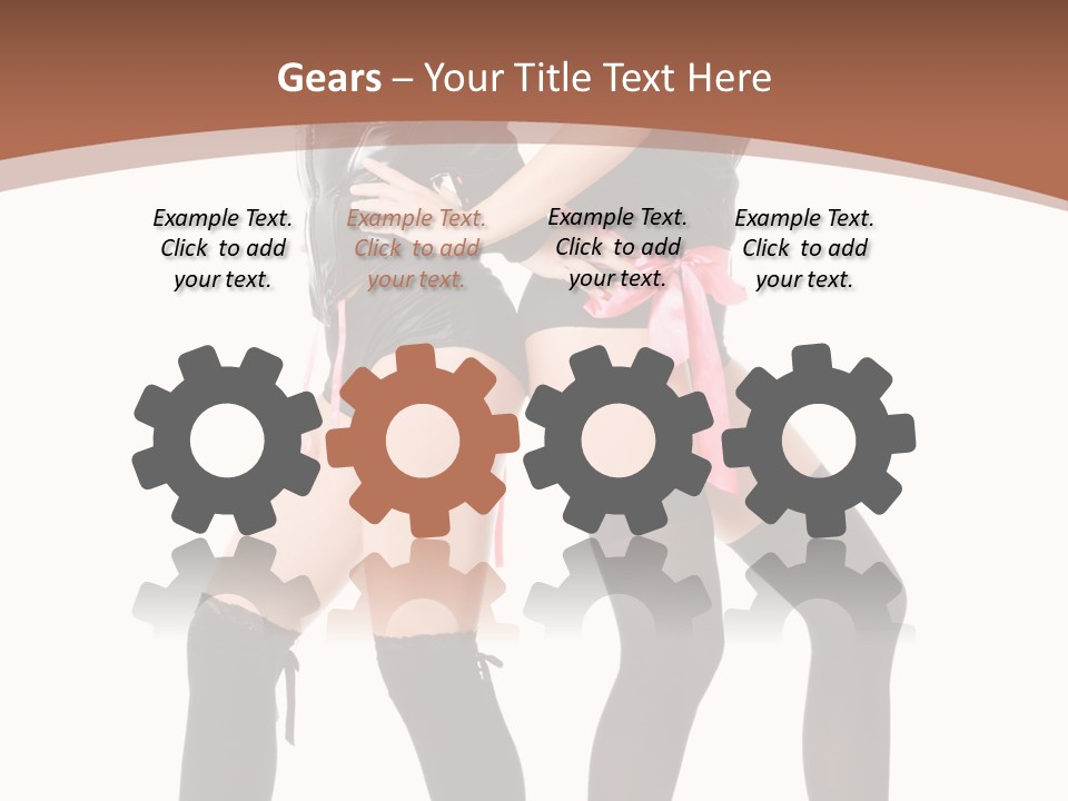 Together Female Beauty PowerPoint Template