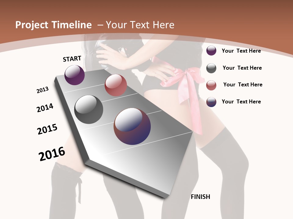 Together Female Beauty PowerPoint Template