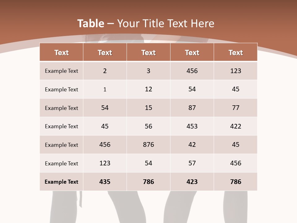 Together Female Beauty PowerPoint Template