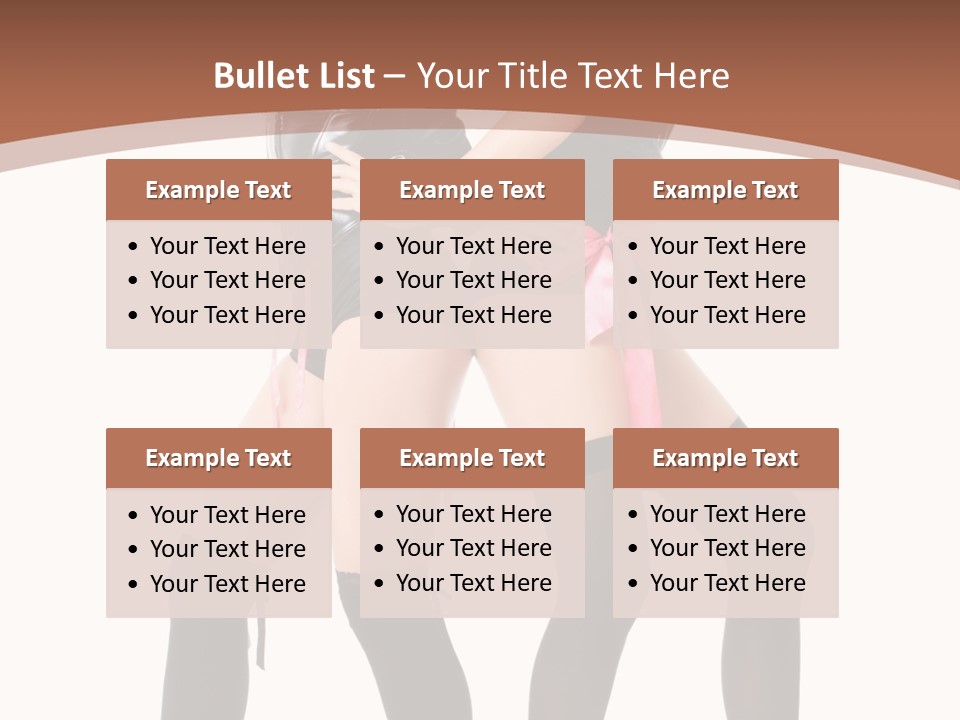 Together Female Beauty PowerPoint Template