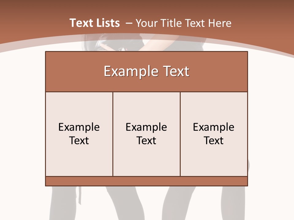 Together Female Beauty PowerPoint Template
