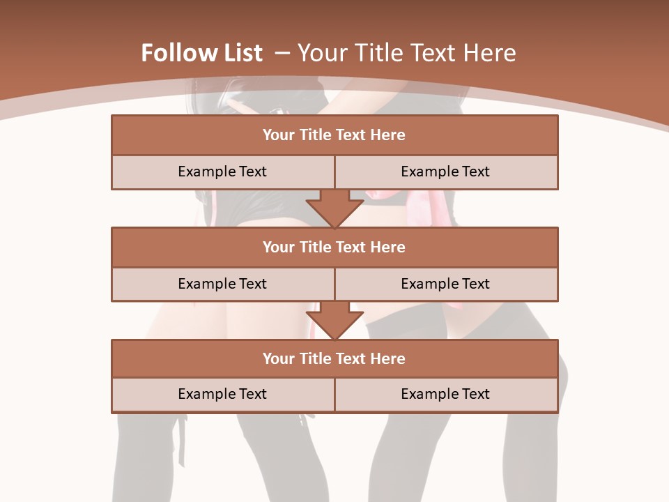 Together Female Beauty PowerPoint Template