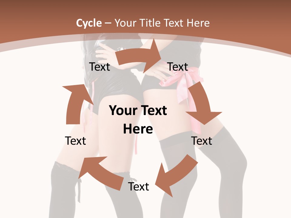 Together Female Beauty PowerPoint Template