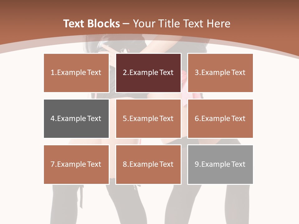 Together Female Beauty PowerPoint Template