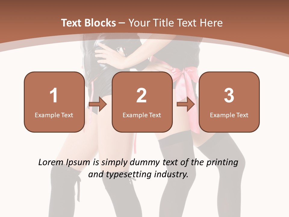 Together Female Beauty PowerPoint Template