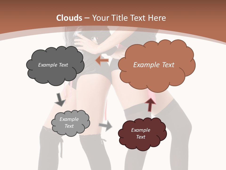 Together Female Beauty PowerPoint Template