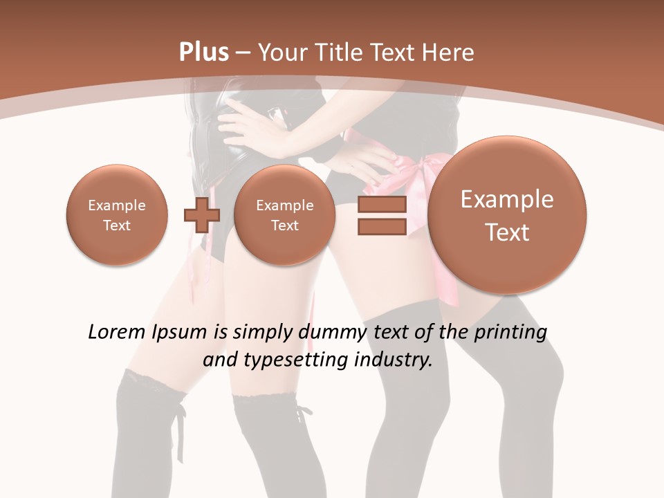 Together Female Beauty PowerPoint Template