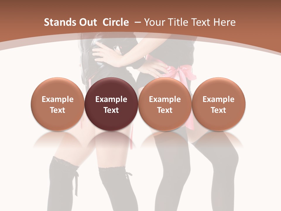 Together Female Beauty PowerPoint Template