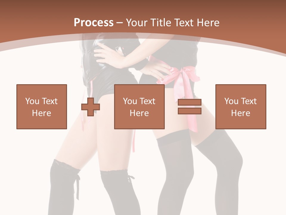 Together Female Beauty PowerPoint Template
