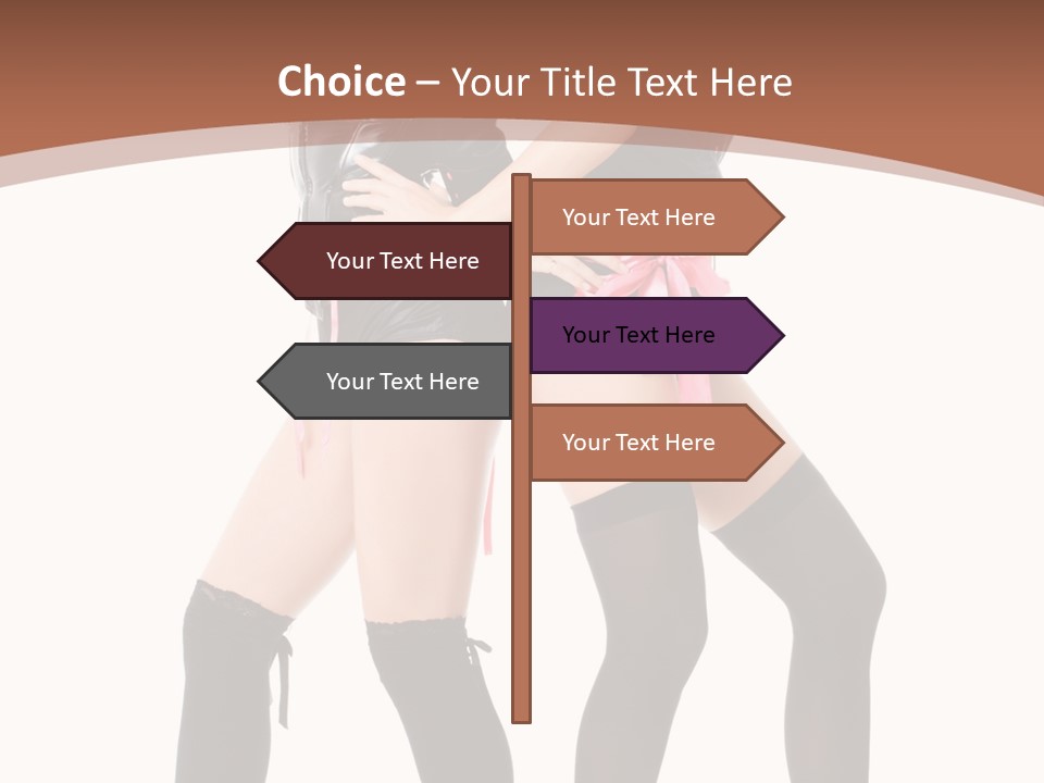 Together Female Beauty PowerPoint Template