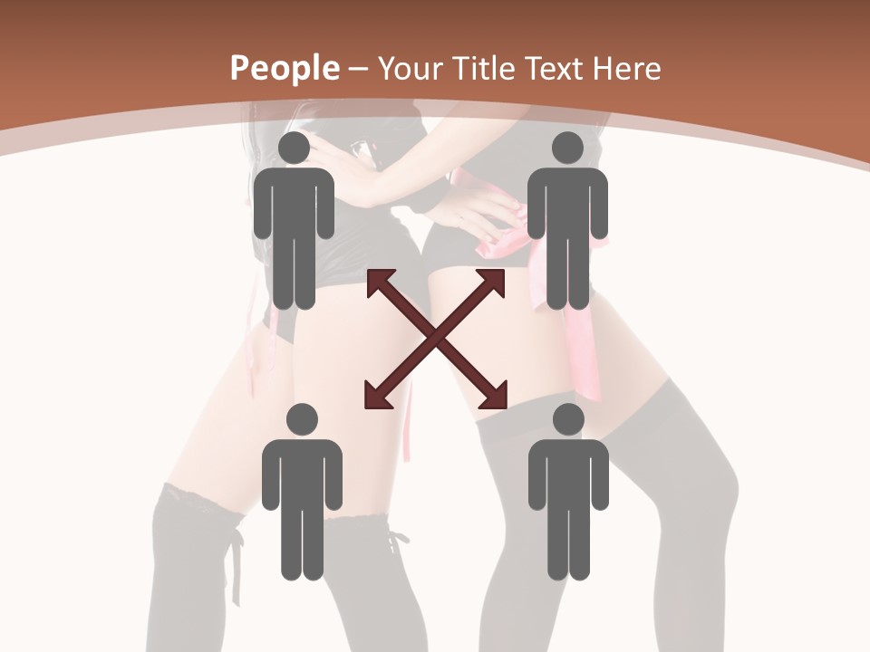 Together Female Beauty PowerPoint Template