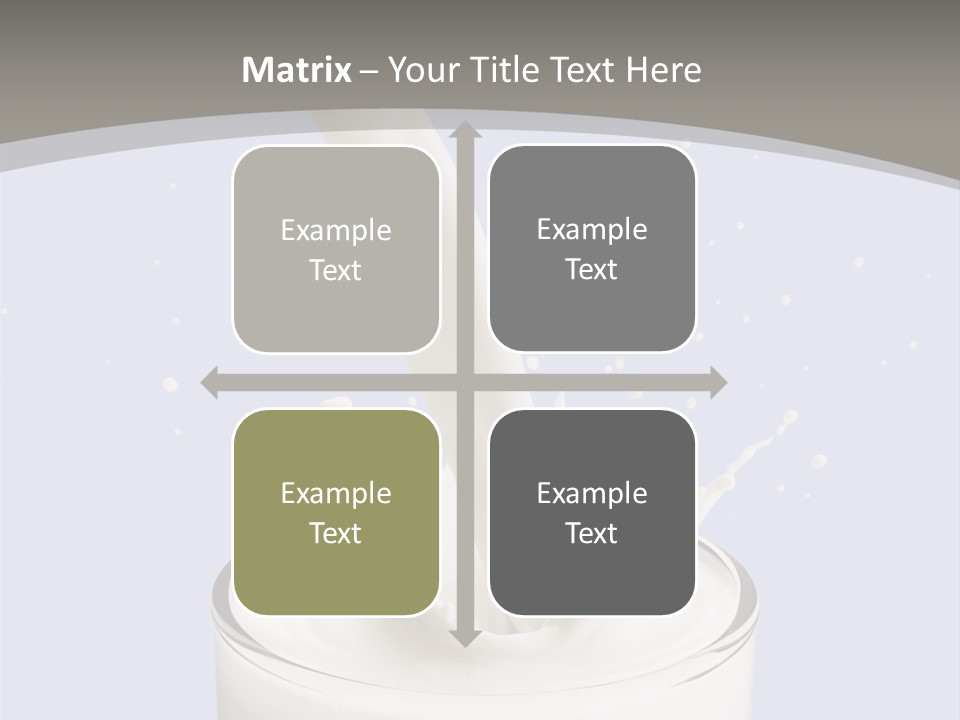 Splash Healthy Glass PowerPoint Template