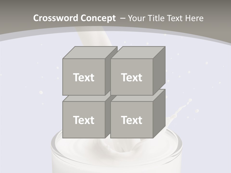 Splash Healthy Glass PowerPoint Template
