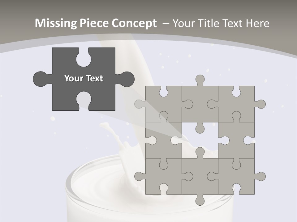 Splash Healthy Glass PowerPoint Template